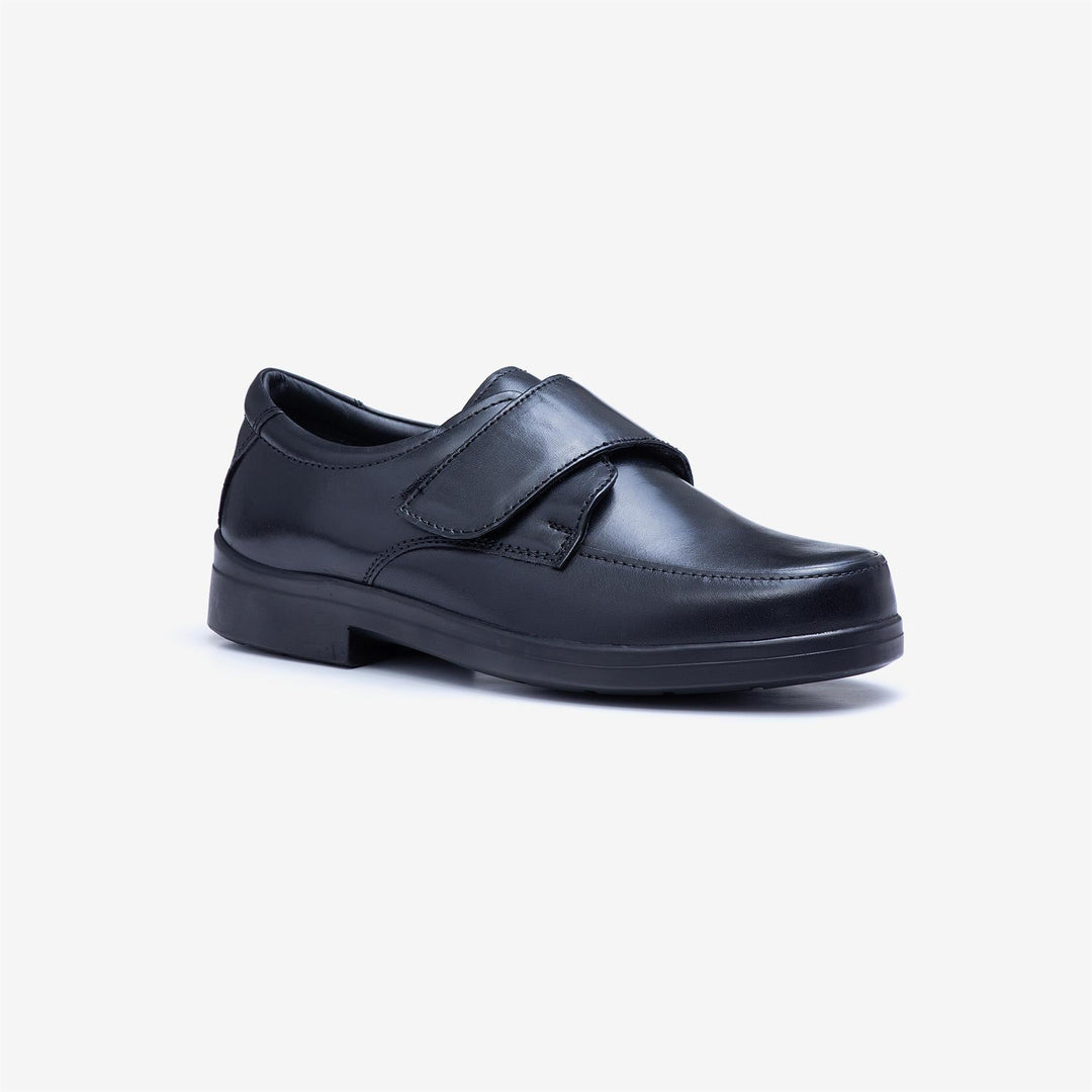 Mens Wide Fit Tredd Well York Shoes - Black in Black - Image 3