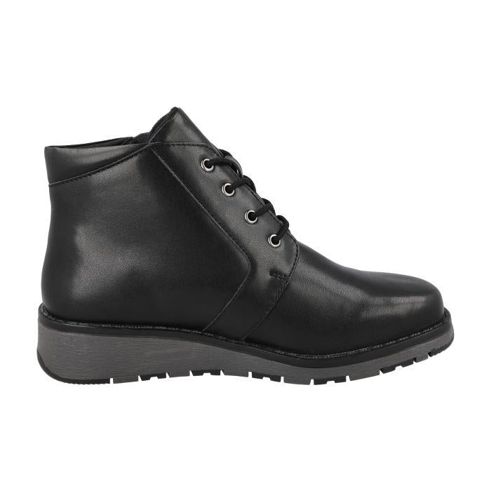 Women's Wide Fit DB Selby Boots in Black Synthetic - Image 1
