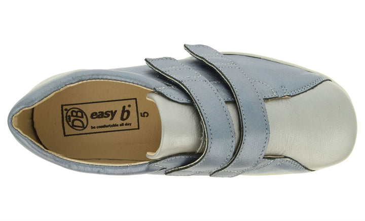 Women's Wide Fit DB Bullfinch Shoes in Black Leather - Image 1