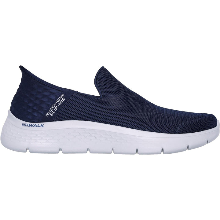 Men's Wide Fit Skechers 216491 Slip-ins Go Walk Flex Trainers in Black - Image 1