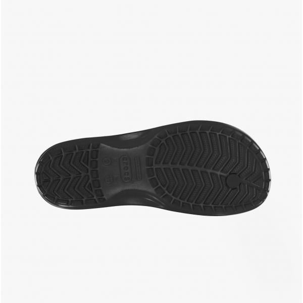 Mens Crocs 11033 Crocband Flip Flops in Black - Image 1