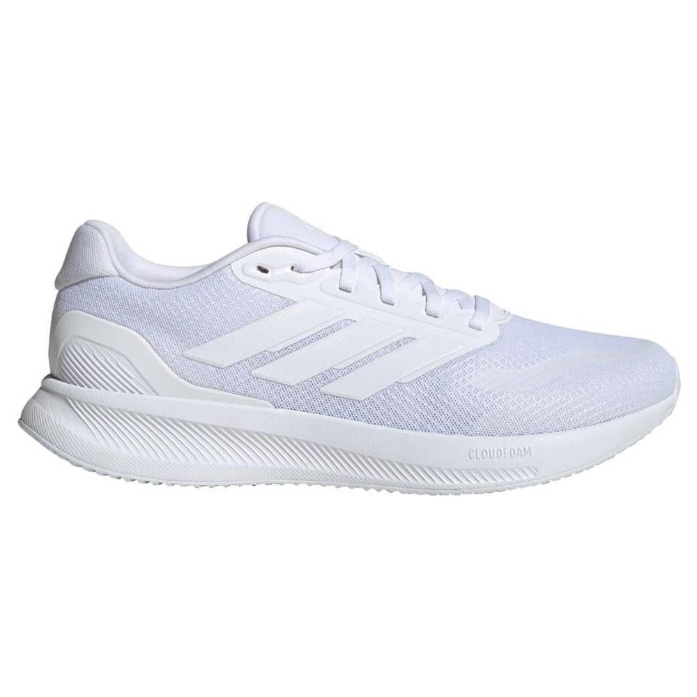 Men's Wide Fit Adidas Runfalcon 5 Running Trainers in Cloud White - Image 12