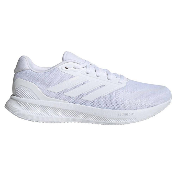 Men's Wide Fit Adidas Runfalcon 5 Running Trainers in Cloud White - Image 1