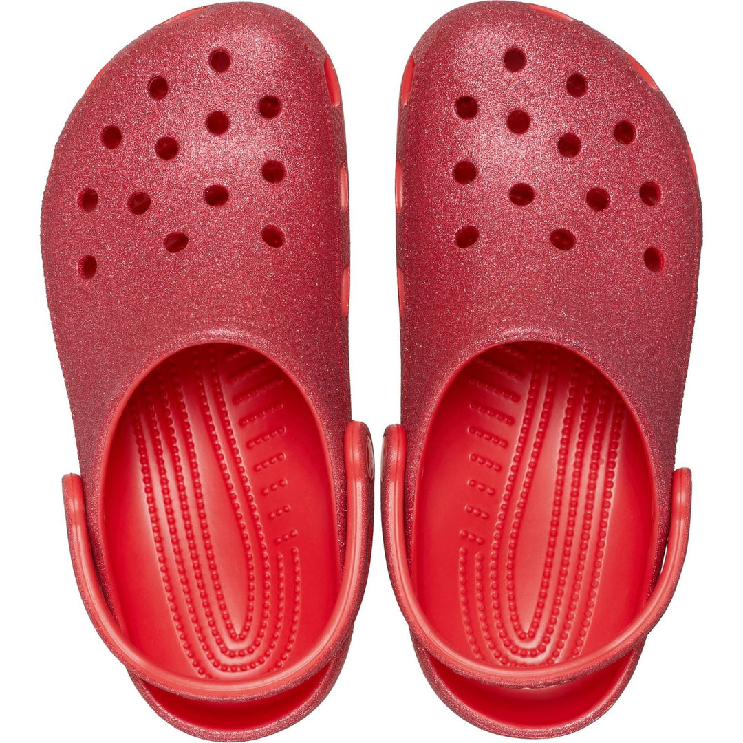 Men's Crocs 205942 Glitter Clog Sandals in Cherry Red - Image 6