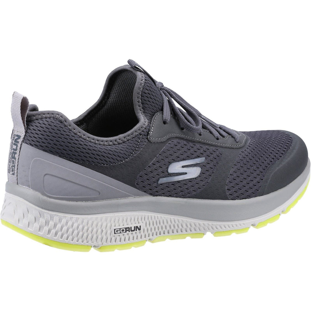 Men's Wide Fit Skechers 220102 GOrun Consistent Trainers - Charcoal/Lime in Charcoal/Lime - Image 5