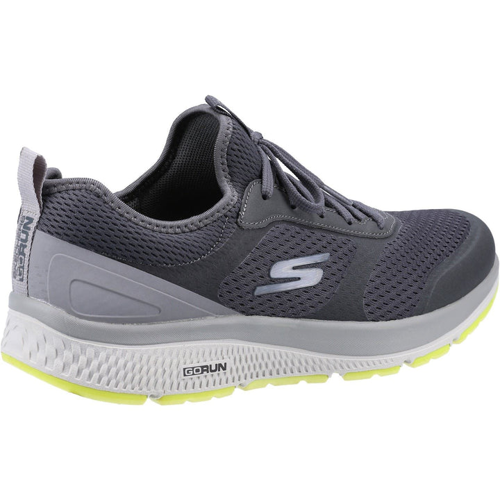 Men's Wide Fit Skechers 220102 GOrun Consistent Trainers - Charcoal/Lime in Charcoal/Lime - Image 1