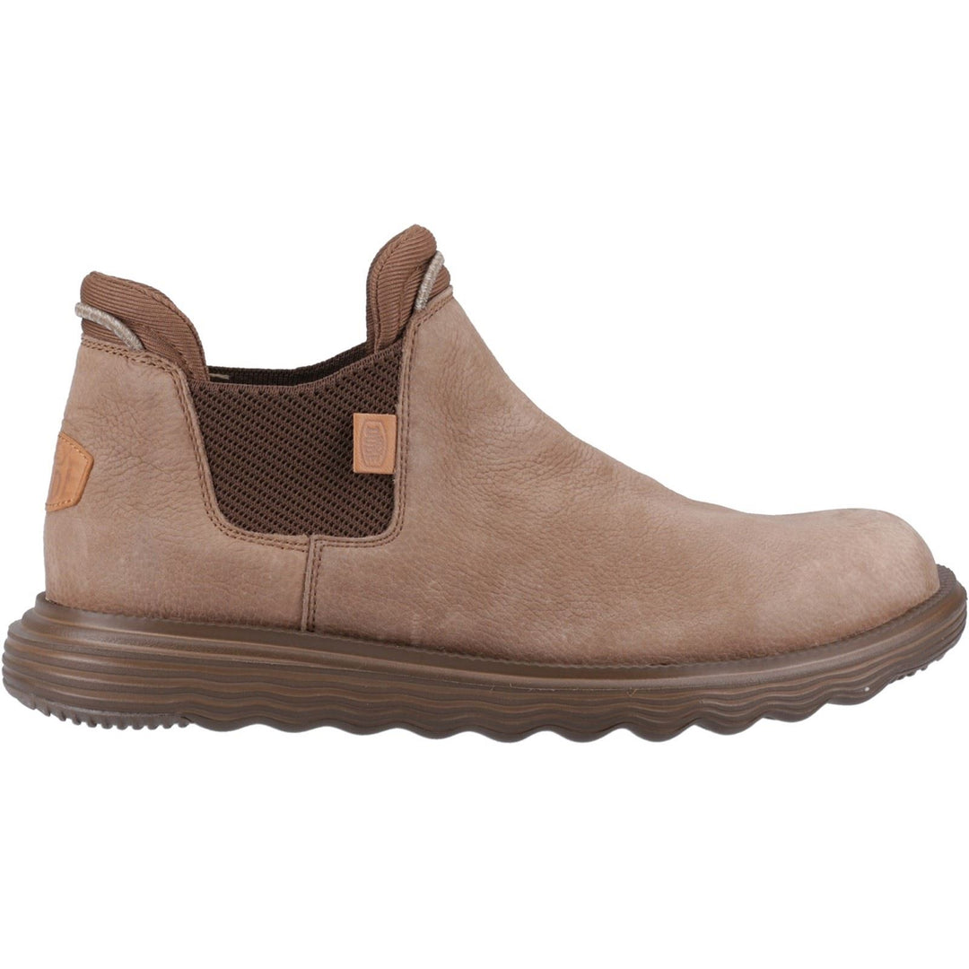 Men's Heydude  Branson Classic Slip On Boots in Brown - Image 2