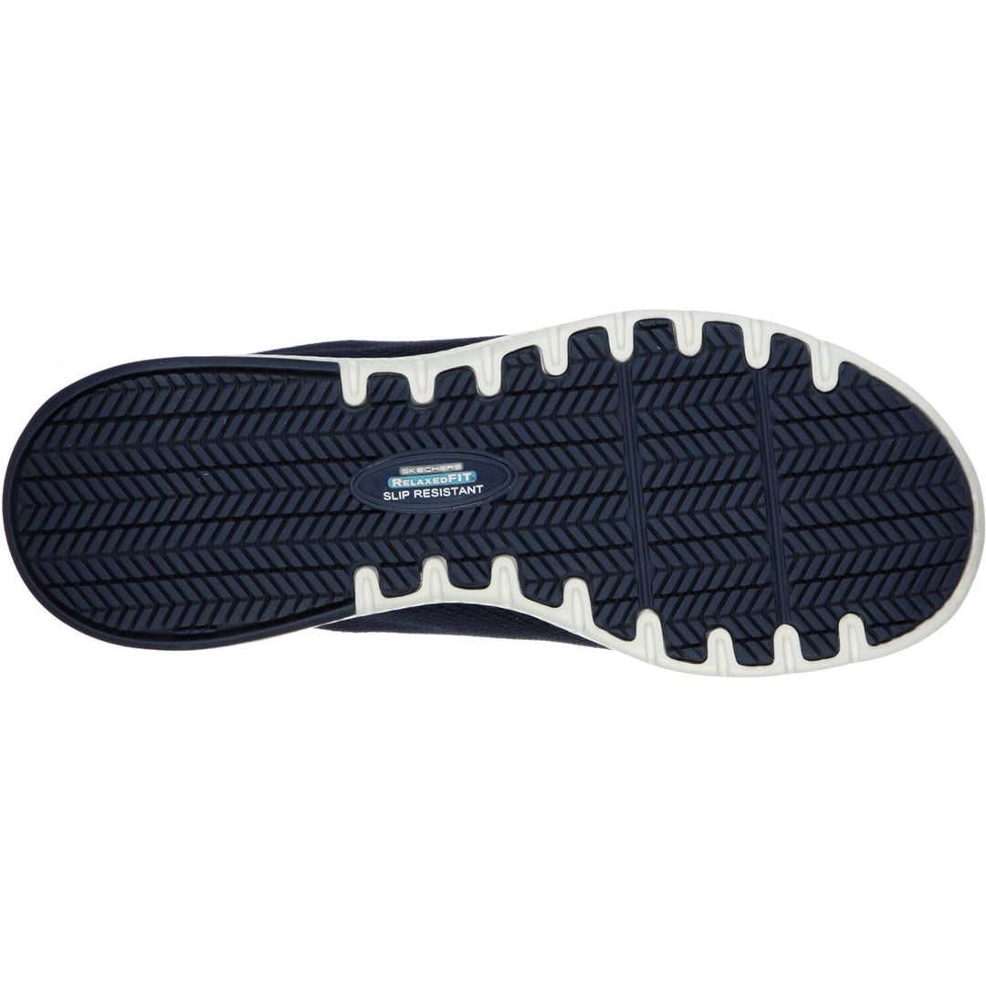 Women's Wide Fit Skechers 77281EC Marsing Waiola SR Safety Trainers in Navy - Image 6