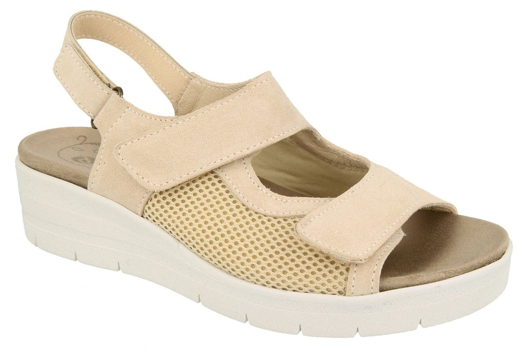 Womens Wide Fit DB Bobbie Sandals in Sky Blue - Image 8