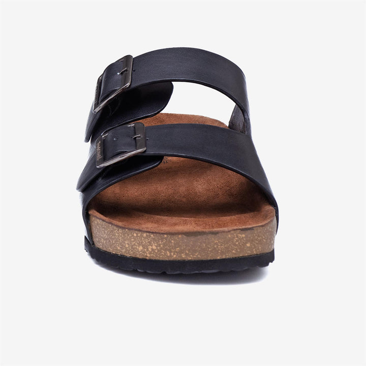 Men's Wide Fit Tredd Well Brazil Sandals in Black - Image 1