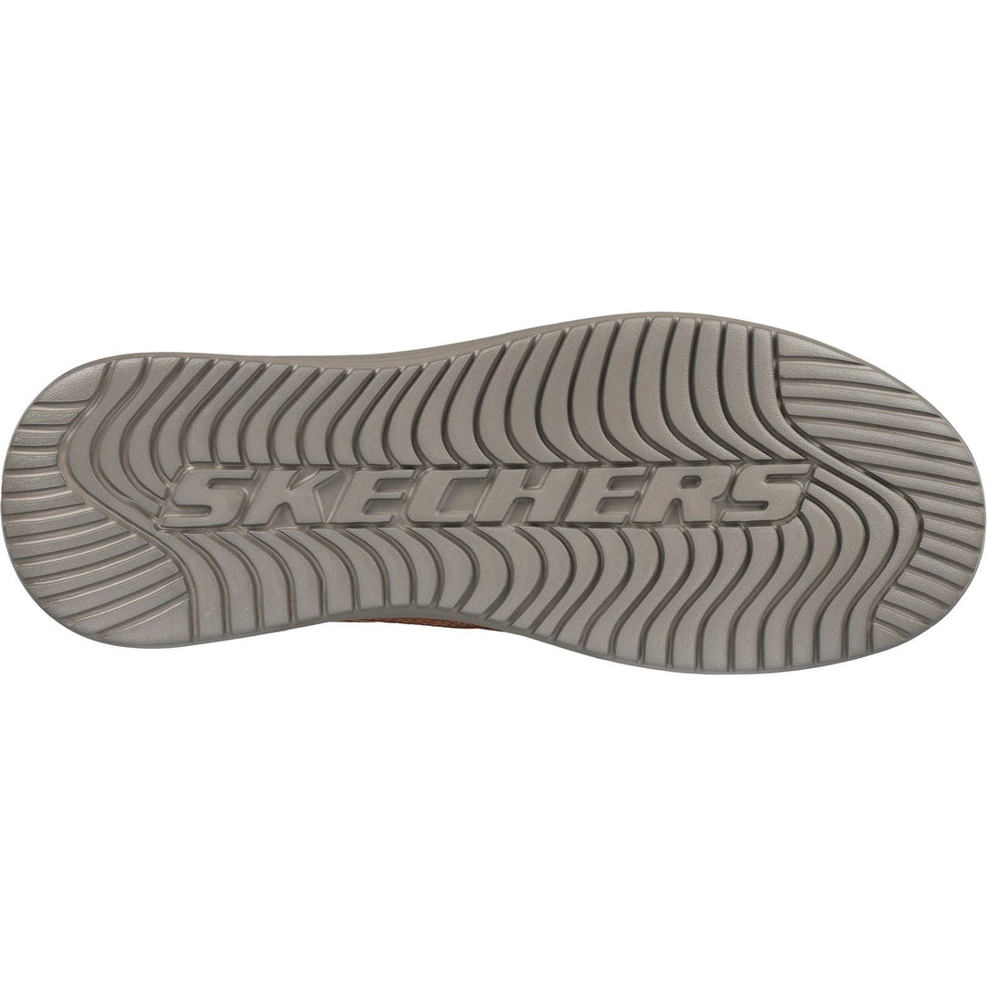 Men's Wide Fit Skechers 204875 Proven Aldeno Trainers - Dark Brown in Dark Brown - Image 6