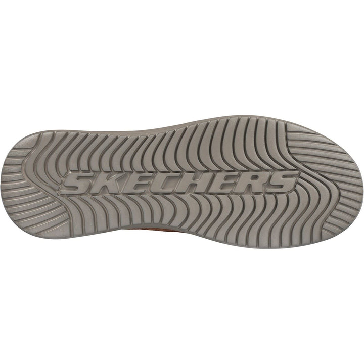 Men's Wide Fit Skechers 204875 Proven Aldeno Trainers - Dark Brown in Dark Brown - Image 1