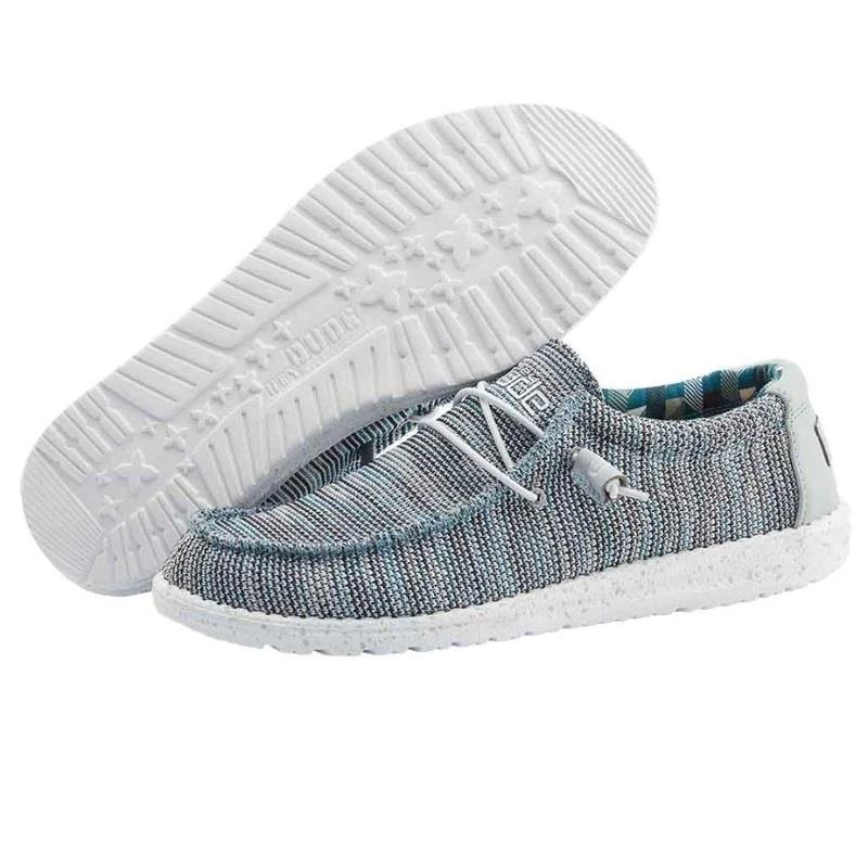 Men's Heydude Classic Wally Sox Shoes in Ice Grey - Image 4