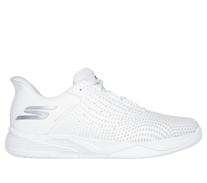 Men's Relaxed Fit Skechers 246101C Slip-ins Viper Court Vegan Reload Trainers in Grey/Charcoal - Image 1