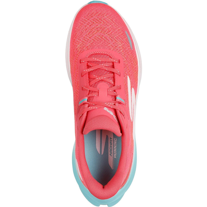 Women's Wide Fit Skechers 172200 Aero Spark Trainers in Coral - Image 1