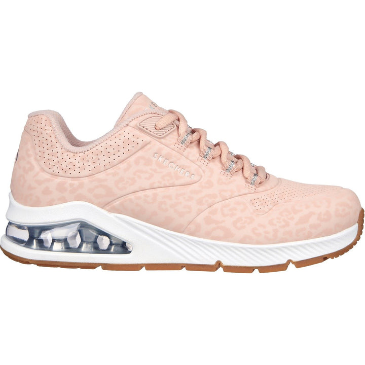 Women's Wide Fit Skechers 155642 Uno 2 In Kat Neato Trainers - Blush in Blush - Image 1