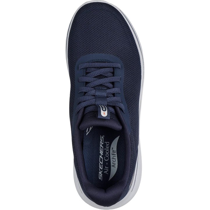 Men's Relaxed Fit Skechers 217078 Go Walk Arch Fit N Joy Cullman Trainers in Navy - Image 1
