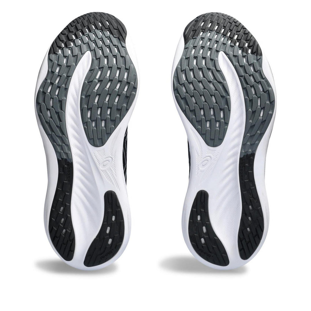 Men's Wide Fit Asics Gel Nimbus 26 Running Trainers in Black/Graphite Grey - Image 7