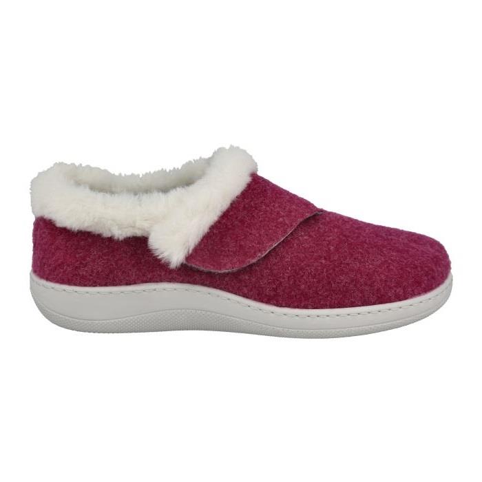 Women's Wide Fit DB Talala Slippers in Navy Felt - Image 8