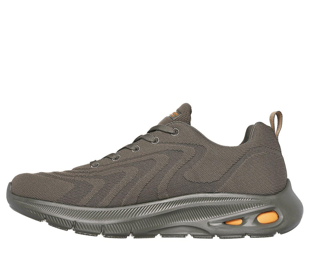 Men's Wide Fit Skechers 118075 Bobs Unity Trainers in Olive - Image 4