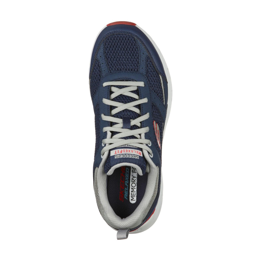 Men's Relaxed Fit Skechers 51898 Oak Canyon Verketta Trainers in Black - Image 9