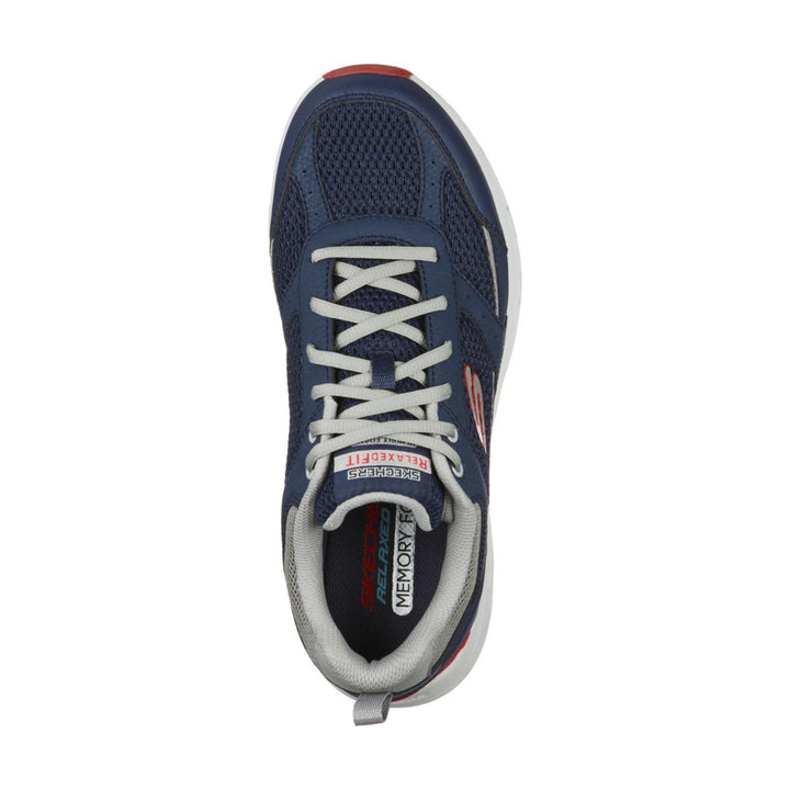 Men's Relaxed Fit Skechers 51898 Oak Canyon Verketta Trainers in Black - Image 1