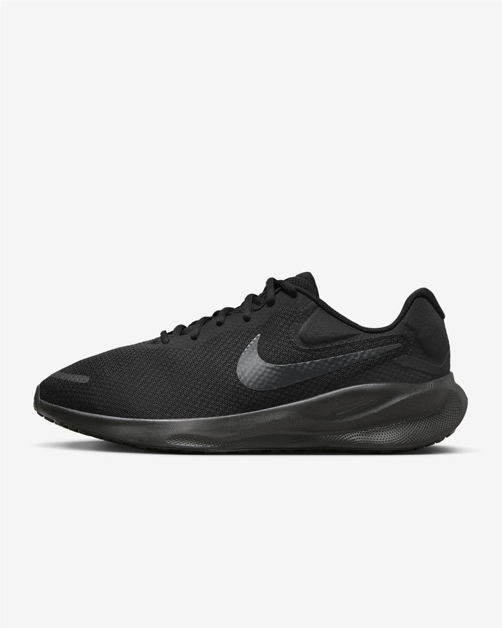 Men's Wide Fit Nike FB8501-001 Revolution 7 Running Trainers in Black - Image 1