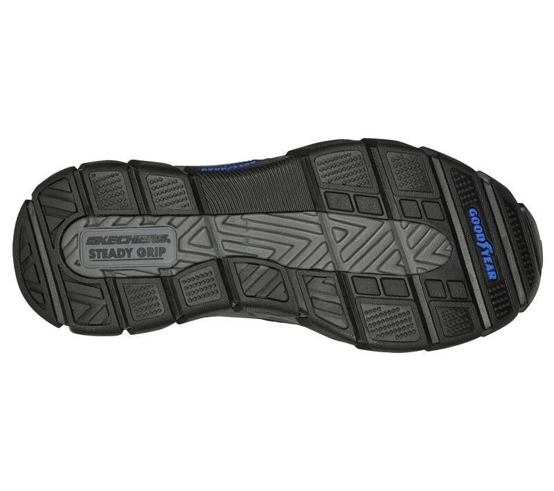 Men's Wide Relaxed Fit Skechers 204810 Slip-ins Rf Respected Elgin Trainers - Black in Black - Image 5