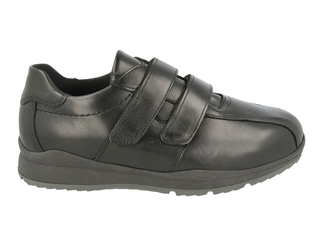 Mens Wide Fit DB Stephen Shoes in Black - Image 2