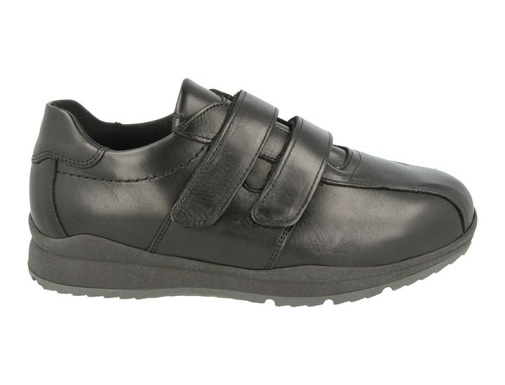 Mens Wide Fit DB Stephen Shoes in Black - Image 1