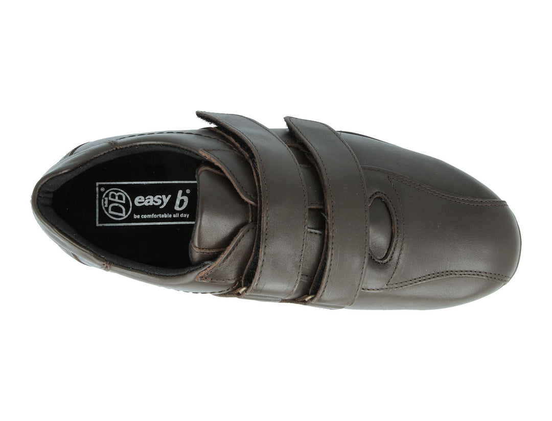 Mens Wide Fit DB Stephen Shoes in Black - Image 10