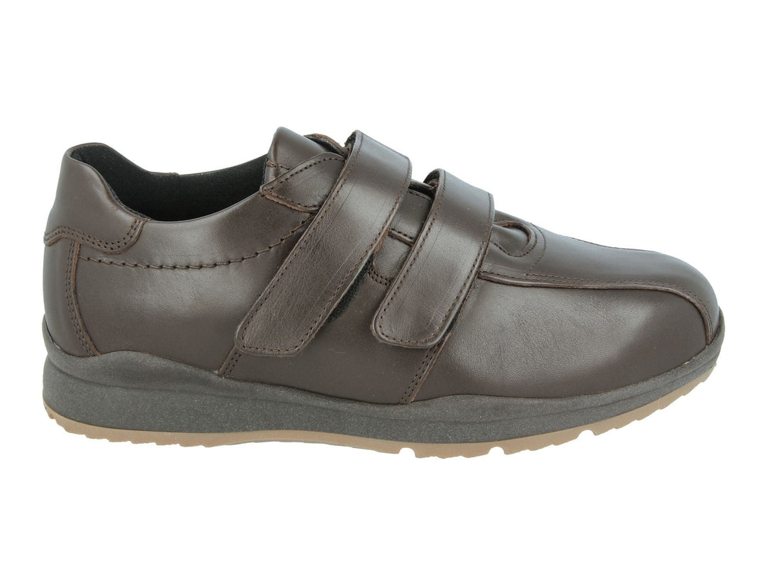 Mens Wide Fit DB Stephen Shoes in Black - Image 8