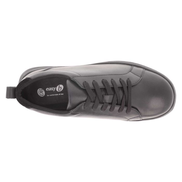 Men's Wide Fit DB Luca Shoes in Navy Leather - Image 16