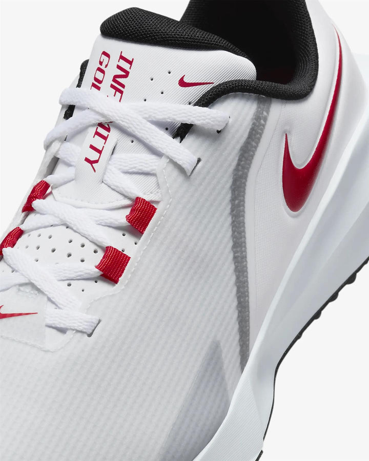 Men's Wide Fit Nike FN0565-101 Infinity G NN Waterproof Golf Shoes in White - Image 1
