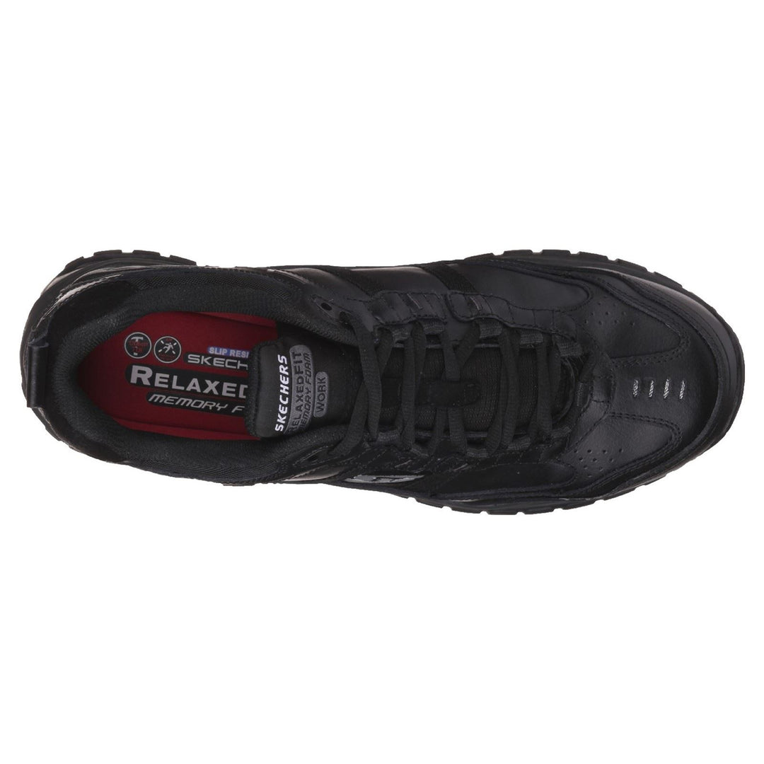 Men's Wide Fit Skechers 77013EC Soft Stride Grinnell Safety Trainers in Black - Image 7