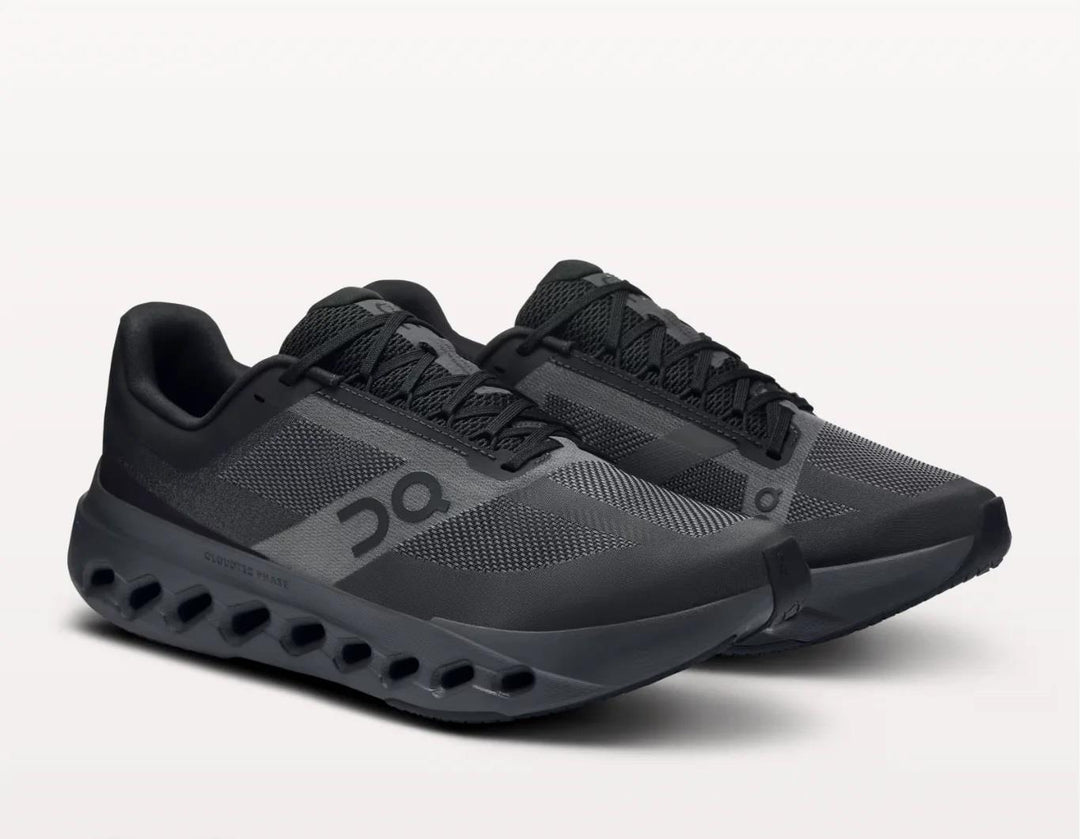 Women's Wide Fit On Cloudsurfer Next Wide Training Shoes in Black/Eclipse - Image 3