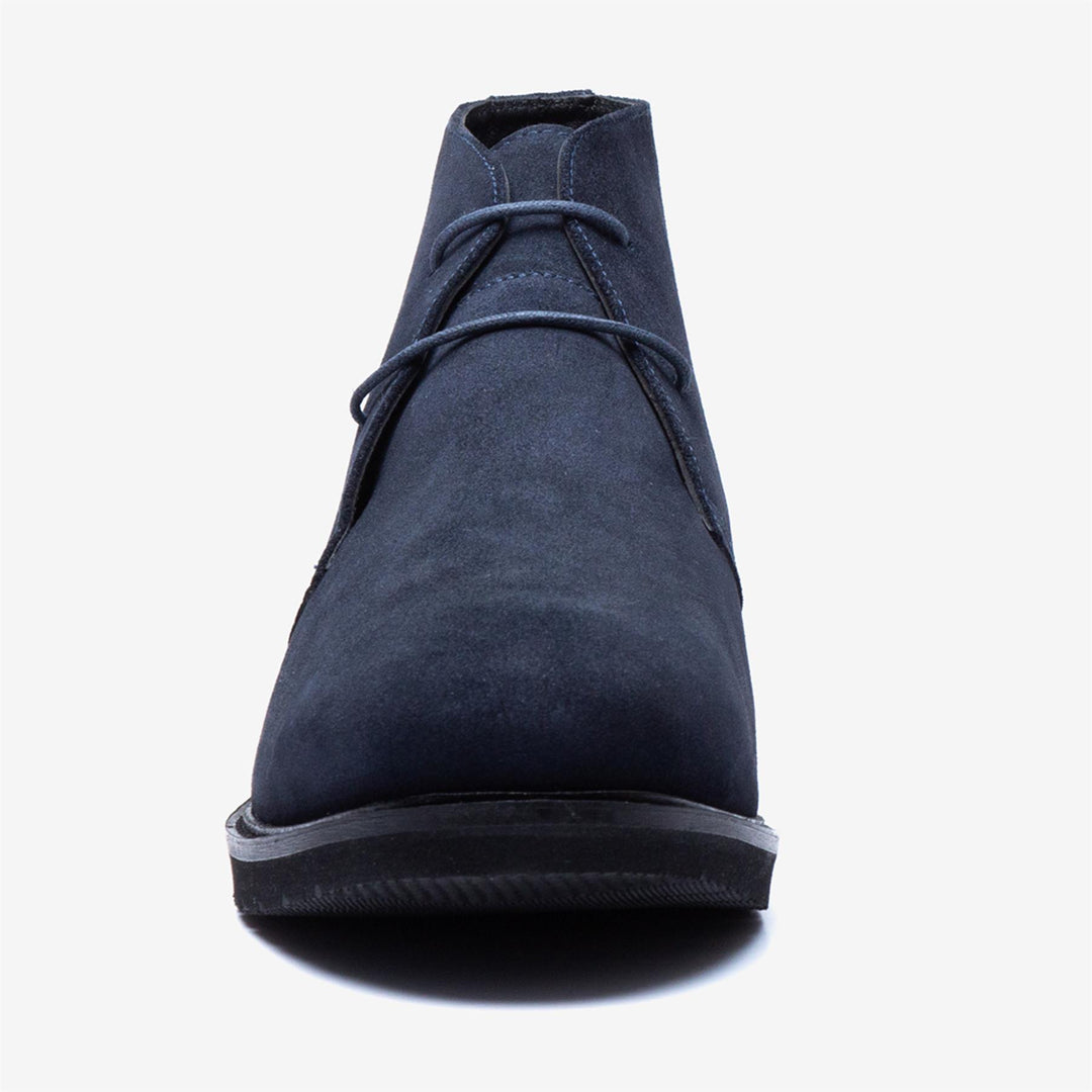 Men's Wide Fit Tredd Well William 22760 Navy Suede Dress Boots in Navy - Image 5