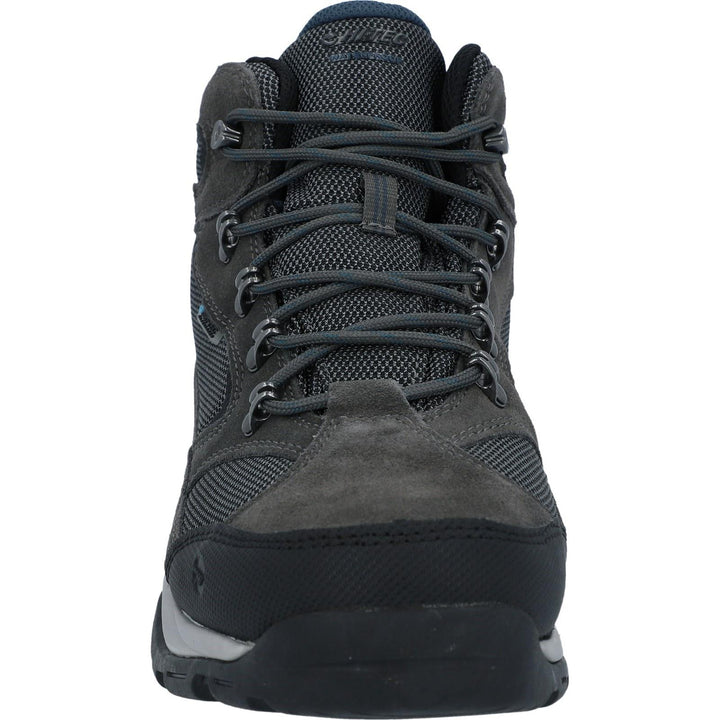 Men's Wide Fit Hi-Tec Storm Hiking Boots in Charcoal/Grey - Image 1
