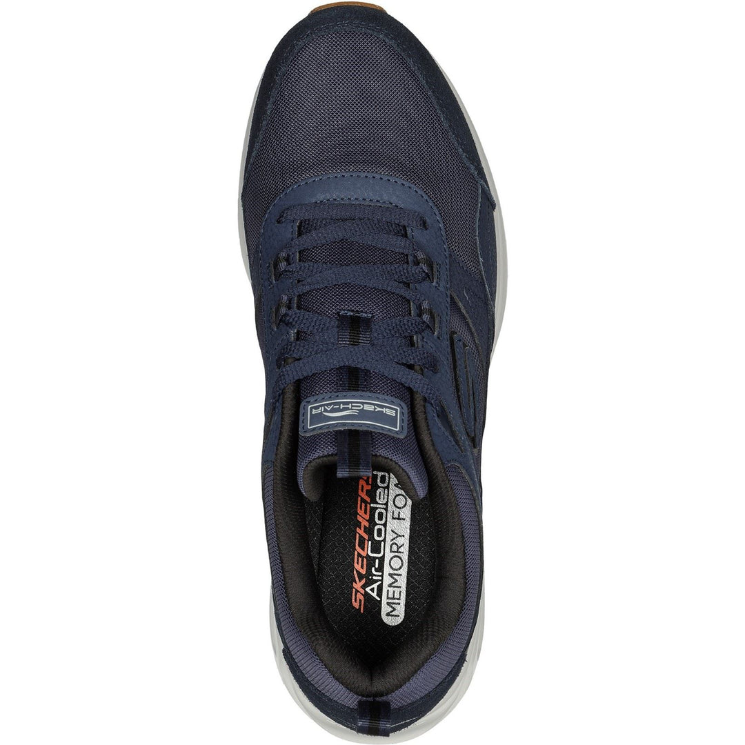 Men's Wide Fit Skechers 232646 Skech Air Court Homegrown Trainers in Navy/Black - Image 4