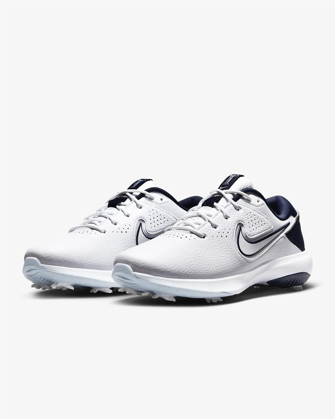 Men's Wide Fit Nike DX9028-102 Victory Pro 3 Golf Trainers in White - Image 4
