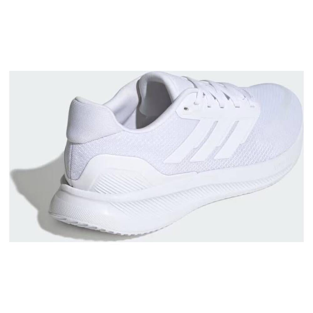 Men's Wide Fit Adidas Runfalcon 5 Running Trainers in Cloud White - Image 17