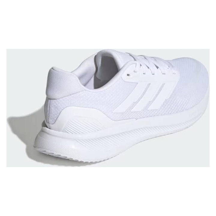 Men's Wide Fit Adidas Runfalcon 5 Walking/Running Trainers in Black/White - Image 1