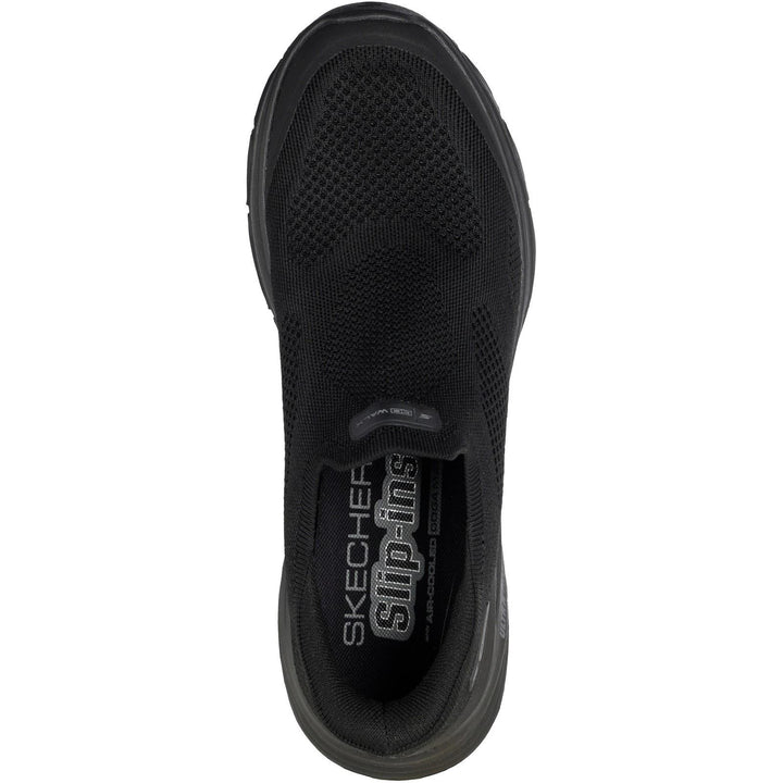 Men's Wide Fit Skechers 216784 Slip-ins Go Walk 8 Pelayo Trainers in Black - Image 1