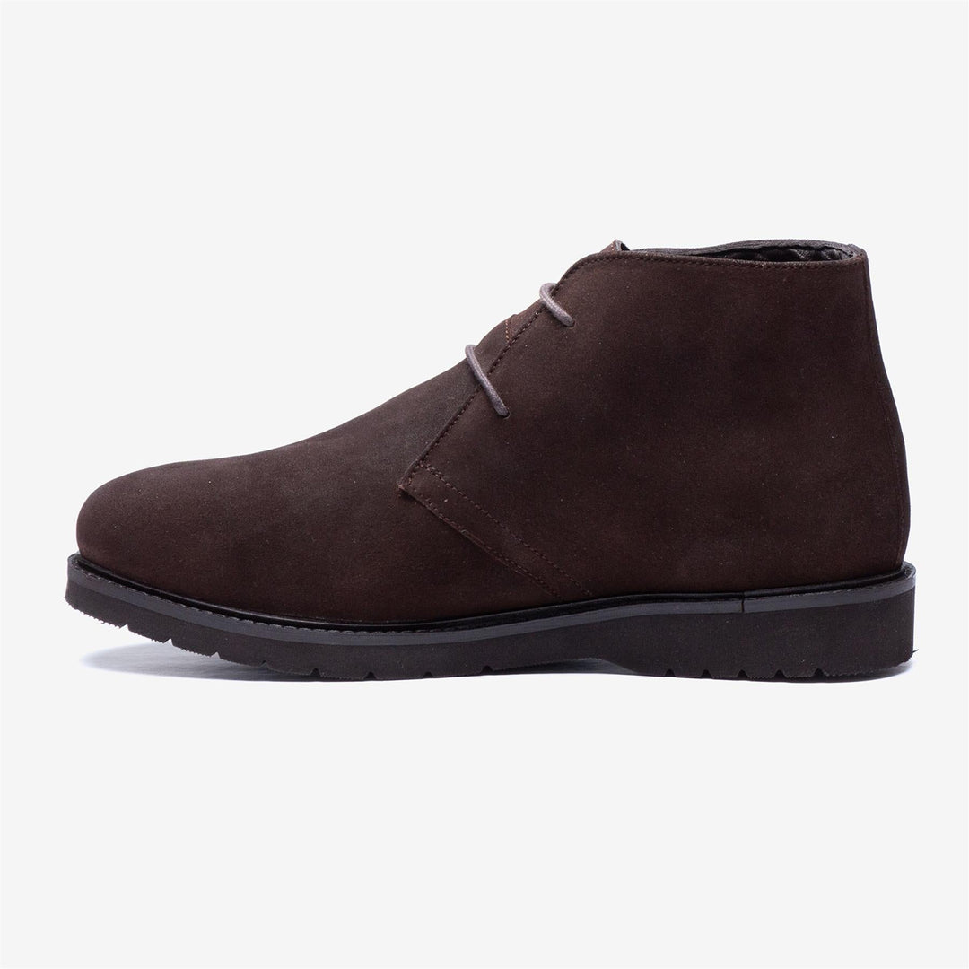 Men's Wide Fit Tredd Well William 22759 Suede Boots in Brown - Image 3