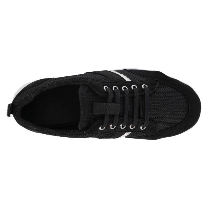 Men's Wide Fit DB Tim Canvas in Black - Image 1