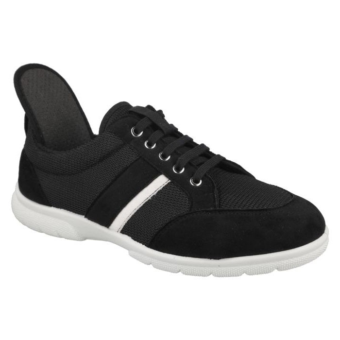 Men's Wide Fit DB Tim Canvas in Black - Image 1
