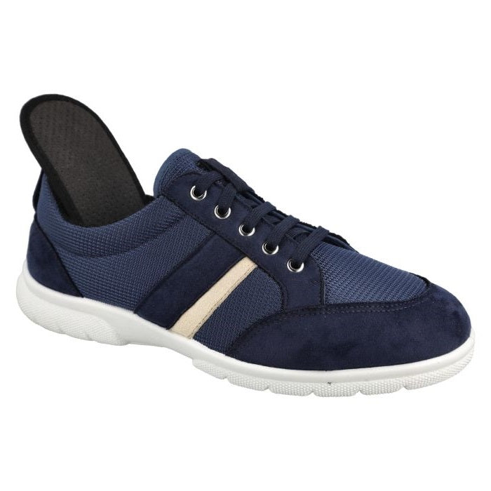 Men's Wide Fit DB Tim Canvas in Black - Image 1