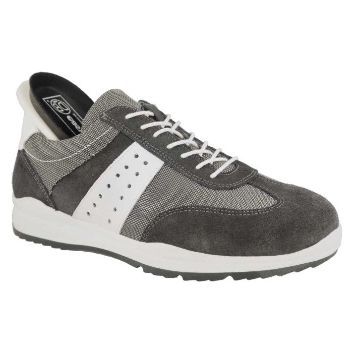 Men's Wide Fit DB Sequoia Trainers in Black Suede / Leather / Textile - Image 13