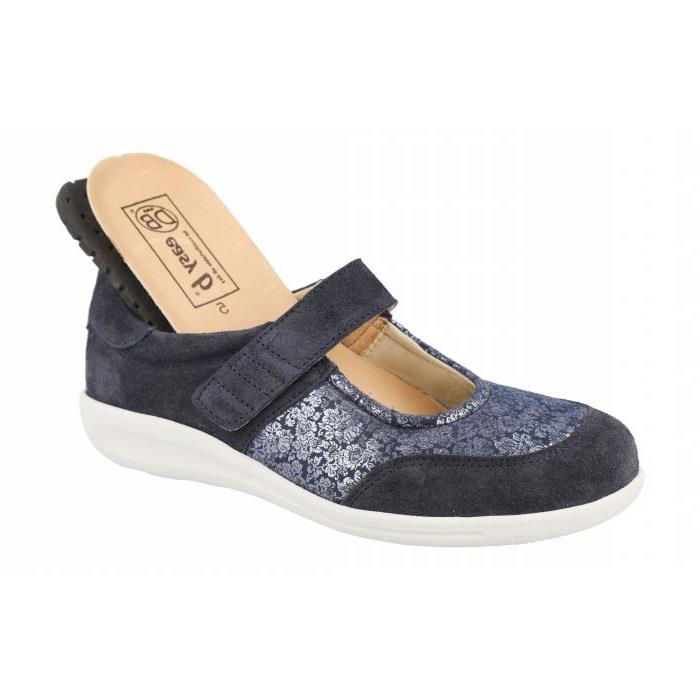 Women's Wide Fit DB Hamster Shoes in Sky Blue - Image 1