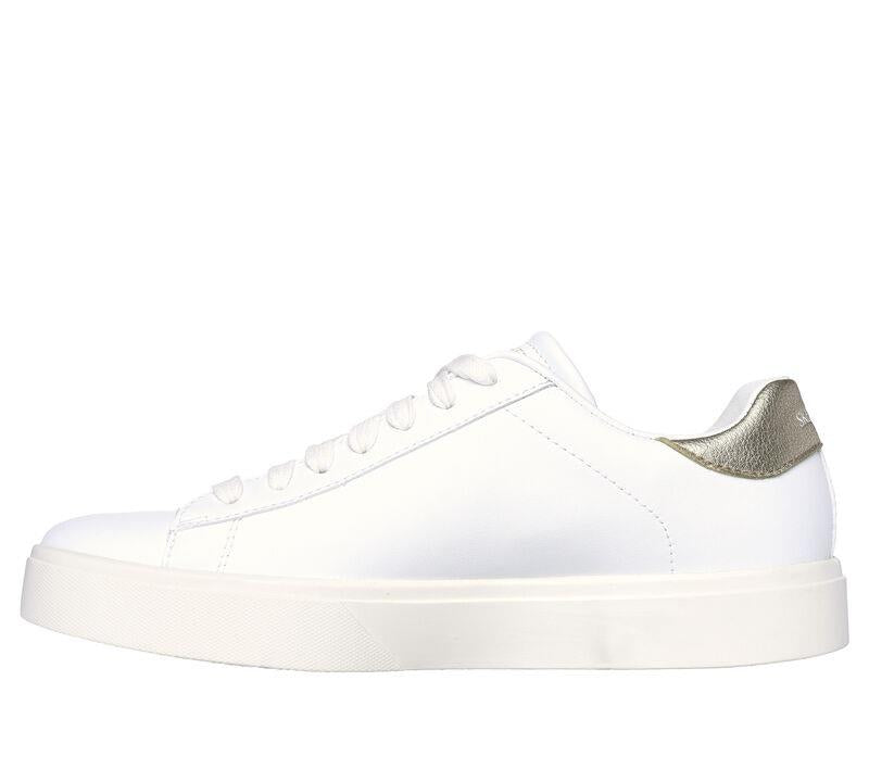 Women's Wide Fit Skechers 185016 Eden Lx Beaming Trainers in White/Black - Image 10